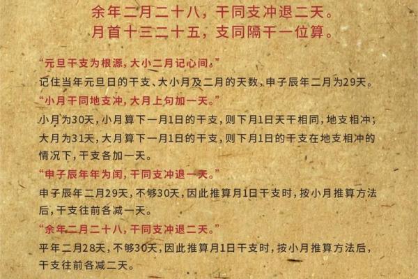 天干地支的计算原理及实际操作指南