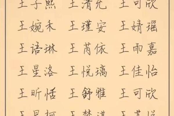 王名字打分：从音韵到五行，王姓名字选取指南