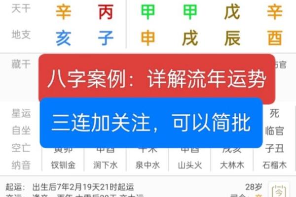 八字流年如何影响个人运势与生活变化