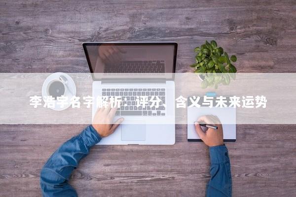 李浩宇名字解析：评分、含义与未来运势