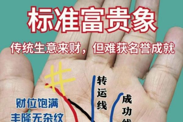 从富贵手相图片中了解财富与事业发展的线索