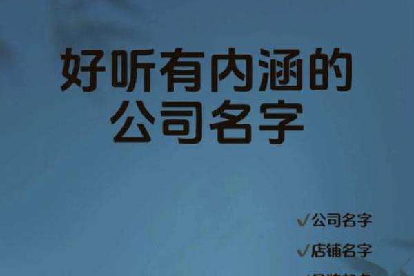 为您的企业选一个独特且富有创意的公司名字建议