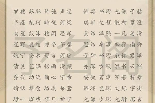 宝宝名字的寓意与音韵搭配技巧