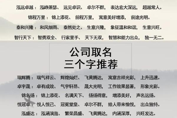 如何为公司选择一个有创意又易记的名字