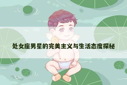 处女座男星的完美主义与生活态度探秘