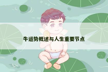 牛运势概述与人生重要节点