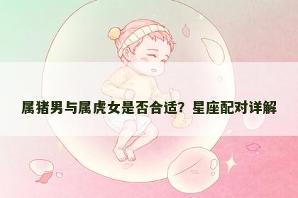 属猪男与属虎女是否合适？星座配对详解